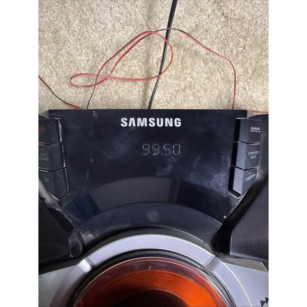 Samsung Giga Sound Blast System MX-E650CB Sound System W/ Subwoofer & Remote